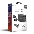 BlueAnt Pump Air Lite 2 True Wireless Earbuds Earphones Black Headphones PUMP-AIR-LITE2-BK - SuperOffice