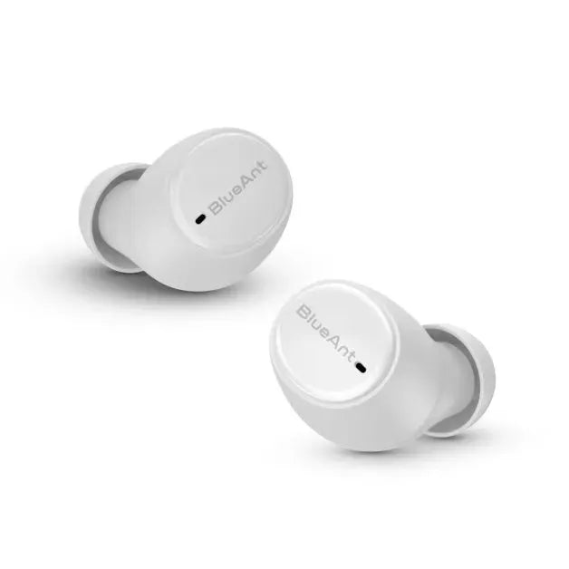 BlueAnt Pump Air Lite 2 True Wireless Earbuds Earphones White Headphones PUMP-AIR-LITE2-WH - SuperOffice