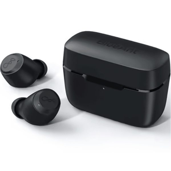 BlueAnt Pump Air Lite True Wireless Earbuds Earphones With Charge Case Black Headphones PUMP-AIR-LITE-BK - SuperOffice