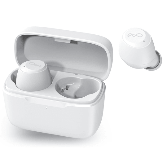 BlueAnt Pump Air Lite True Wireless Earbuds Earphones With Charge Case White Headphones PUMP-AIR-LITE-WH - SuperOffice