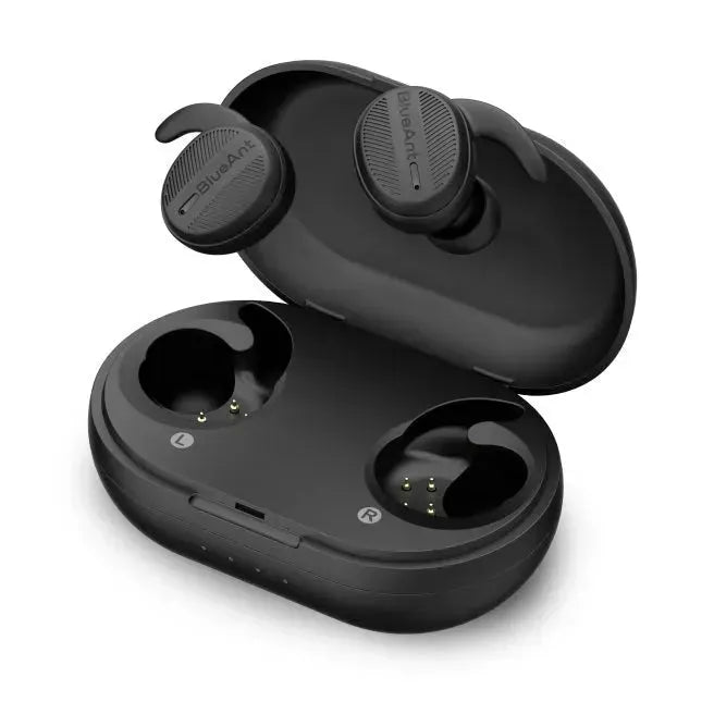 BlueAnt Pump Air X2 True Wireless Earbuds Earphones Black PUMP-AIR-X2-BK - SuperOffice
