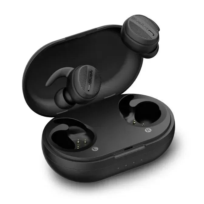 BlueAnt Pump Air X2 True Wireless Earbuds Earphones Black PUMP-AIR-X2-BK - SuperOffice