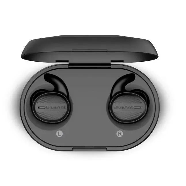 BlueAnt Pump Air X2 True Wireless Earbuds Earphones Black PUMP-AIR-X2-BK - SuperOffice