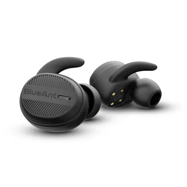 BlueAnt Pump Air X2 True Wireless Earbuds Earphones Black PUMP-AIR-X2-BK - SuperOffice
