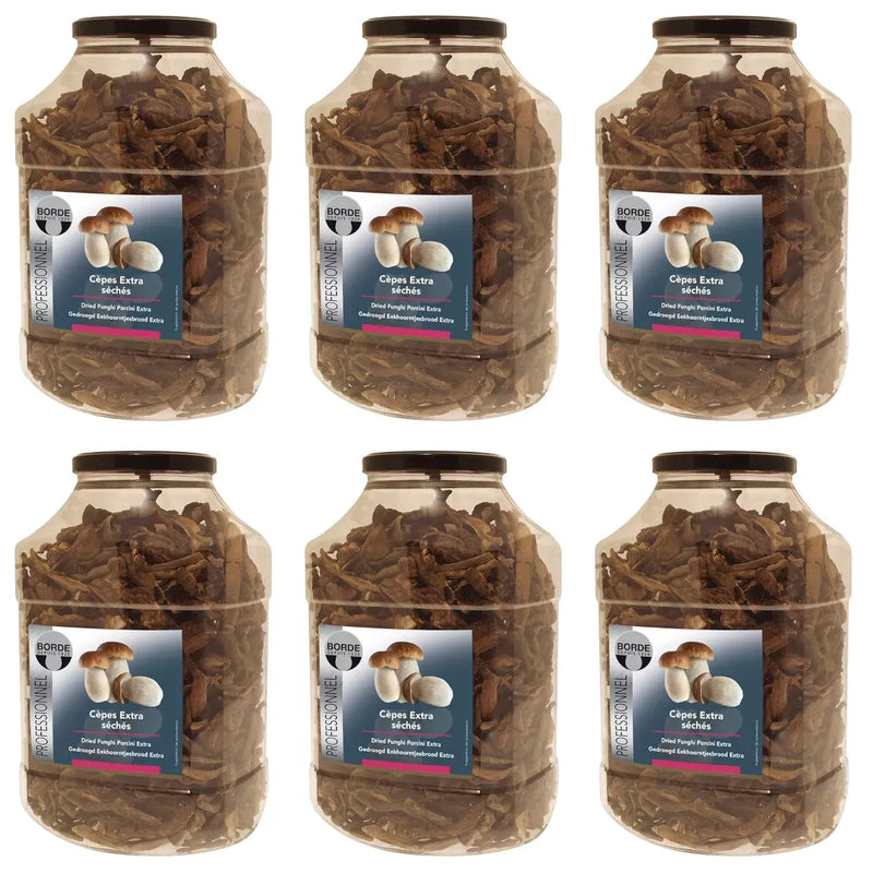 Borde Dried Ceps/Porcini Mushrooms Extra Dry 500g 6 Pack Bulk BORD06 - SuperOffice