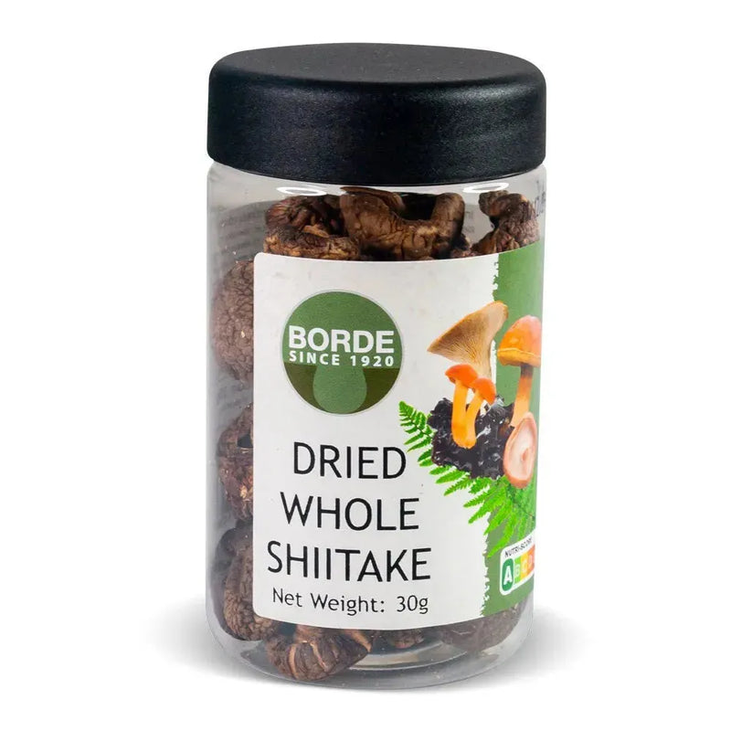 Borde Dried Whole Shiitake 30g 12 Pack Bulk BORD31 - SuperOffice