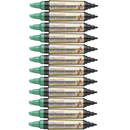 Box 12 Artline 525Tt Whiteboard Marker Dual Nib Dual Colour Black/Green 152514 (Box 12) - SuperOffice