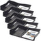 Box 5 Marbig Enviro Document Tray With Divider A3 Black 86610 (5 Pack) - SuperOffice