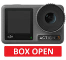 BOX OPEN DJI Osmo Action 3 Camera Standard Combo Battery/Frame/Mount CP.OS.00000220.01 (Open Box) - SuperOffice