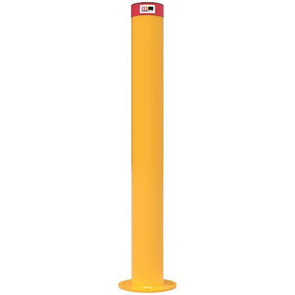 Brady Bollard Value 3mm Wall Surface Mount 140x1200mm Yellow 877934 - SuperOffice