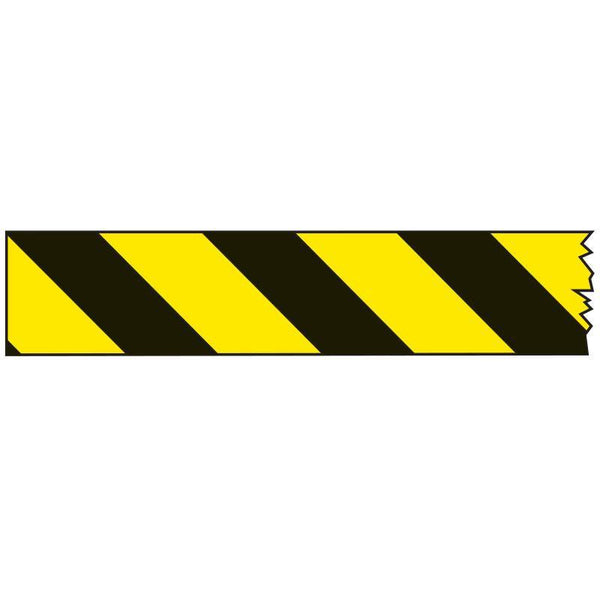 Brady Economy Barricade Tapes Black/Yellow Stripes Only B834579 - SuperOffice