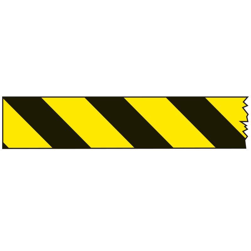 Brady Economy Barricade Tapes Black/Yellow Stripes Only B834579 - SuperOffice