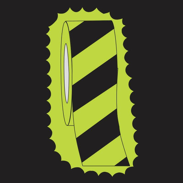 Brady Glow Luminous Marking Tape Striped 50Mm X 4.5M B76430 - SuperOffice