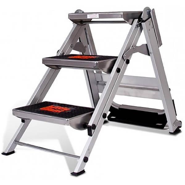 Brady Little Giant Safety Step Ladder 3 Step With Safety Bar 136Kg B864594 - SuperOffice