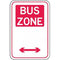 Brady Parking Signs - Bus Zone Metal B852299 - SuperOffice