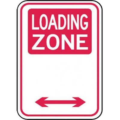 Brady Parking Signs - Loading Zone Metal B850881 - SuperOffice