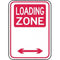 Brady Parking Signs - Loading Zone Reflective Aluminium B850880 - SuperOffice