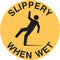 Brady Safety Floor Marker 'Slippery When Wet' Sign B842090 - SuperOffice