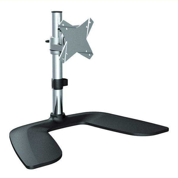 Brateck Single Monitor Desktop Stand Black/Silver LDT02-T01 - SuperOffice