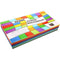 Brenex Gloss Rectangle Paper Shapes Single Side 250 X 125Mm Assorted Pack 360 100852008 - SuperOffice