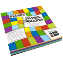 Brenex Glossy Square Paper Single Sided 254 X 254Mm Assorted Pack 360 100852013 - SuperOffice