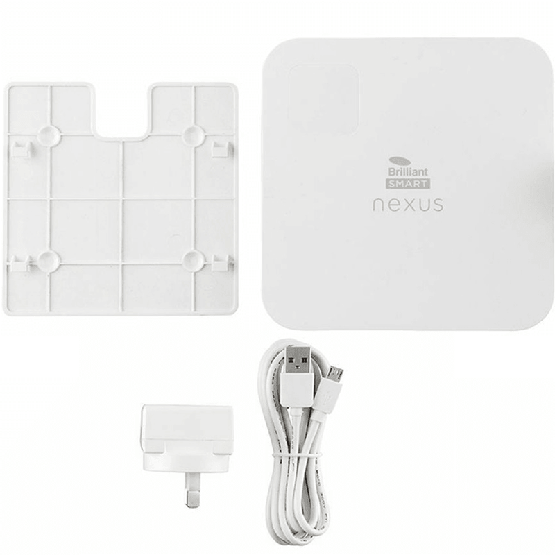 Brilliant 21465 Nexus Universal Smart Gateway Home Ultimate Platform White 21465 - SuperOffice