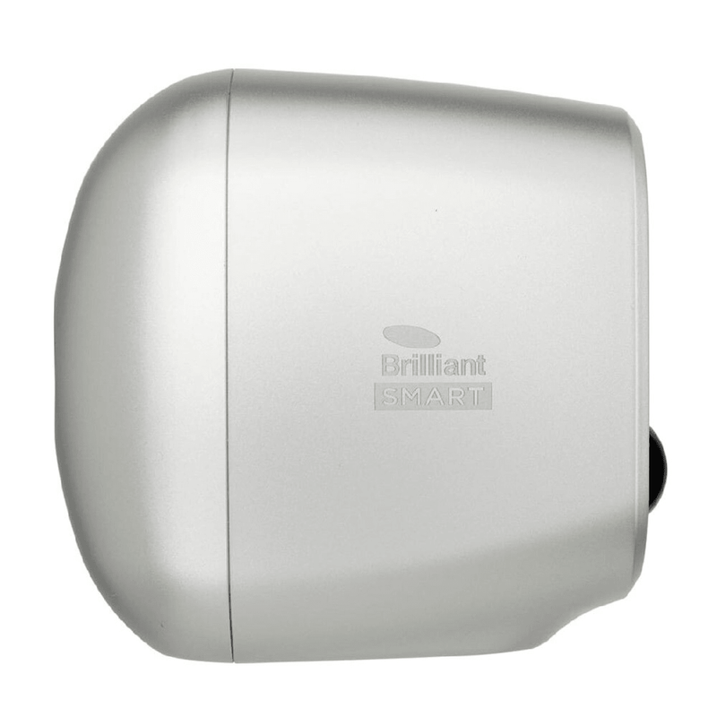Brilliant Smart Flare WiFi Rechargeable Security Camera with Light Silver 21812/11 21812/11 - SuperOffice