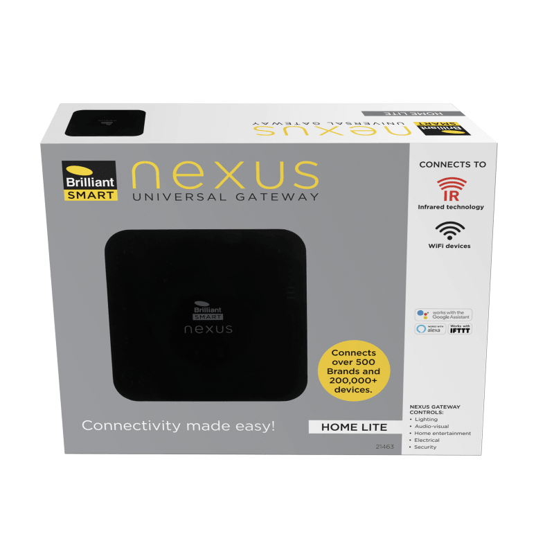 Brilliant Smart Nexus Home Lite Smart Home WiFi and Infrared 21463 - SuperOffice