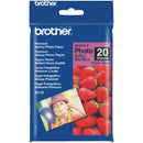 Brother Bp-61Glp Premium Glossy Photo Paper 190Gsm 4 X 6 Inch Pack 20 BP-61GLP - SuperOffice