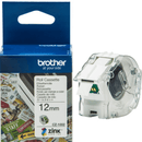 Brother CZ-1002 Label Roll Cassette 12mmx5m White VC-500W CZ-1002 - SuperOffice