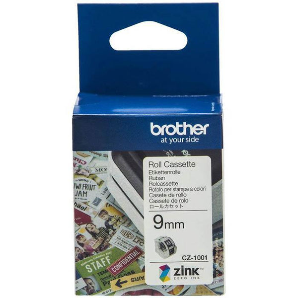 Brother Cz1001 Label Roll 9Mm X 5M White CZ-1001 - SuperOffice