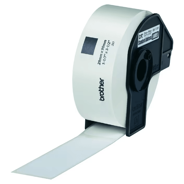 Brother DK-11201 Address Labels 29x90mm White Roll 400 DK11201 - SuperOffice