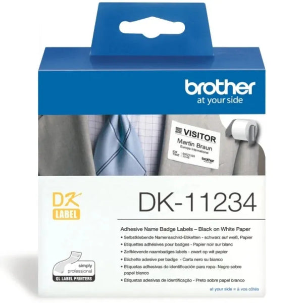 Brother DK-11234 Name Badge Label Roll DK-11234 - SuperOffice