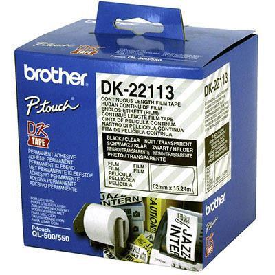 Brother Dk-22113 Clear Continuous Film Roll DK22113. - SuperOffice