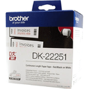 Brother DK-22251 Continuous Paper Roll 62mmx15.24m Red/Black On White DK22251 - SuperOffice