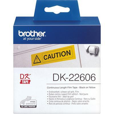 Brother Dk-22606 Continuous Film 62Mm X 15.24M Yellow DK22606 - SuperOffice