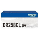 Brother DR-258CL Drum Unit 4 Pack Genuine Original DR-258CL 4PK - SuperOffice