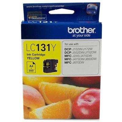 Brother Lc131Y Ink Cartridge Yellow LC-131Y - SuperOffice