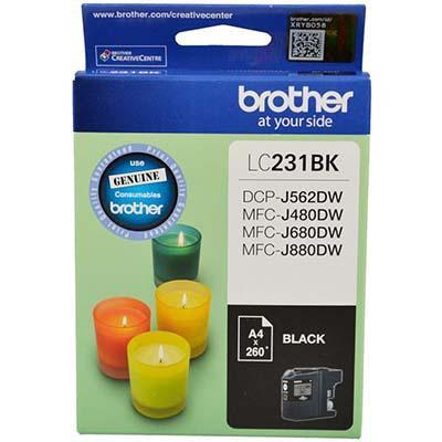 Brother Lc231 Ink Cartridge Black LC-231BKS - SuperOffice