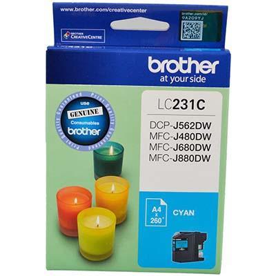 Brother Lc231 Ink Cartridge Cyan LC-231CS - SuperOffice