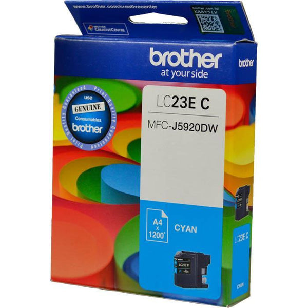 Brother Lc23E Ink Cartridge Cyan LC-23EC - SuperOffice