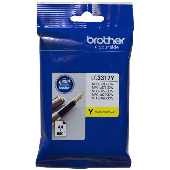 Brother Lc3317Y Ink Cartridge Yellow LC-3317Y - SuperOffice