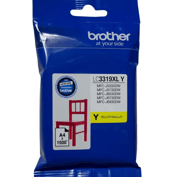 Brother LC3319XL Ink Cartridge High Yield Yellow Genuine Original MFC LC-3319XLY - SuperOffice