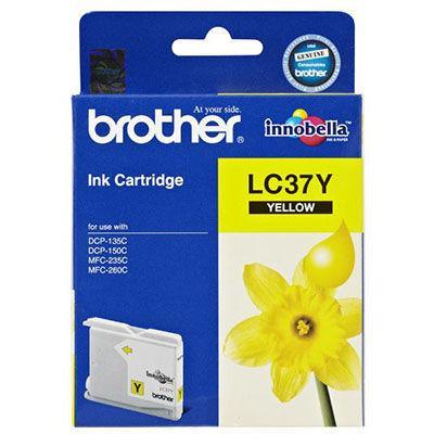 Brother Lc37Y Ink Cartridge Yellow LC-37Y - SuperOffice