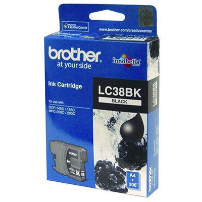 Brother Lc38Bk Ink Cartridge Black LC-38BK - SuperOffice