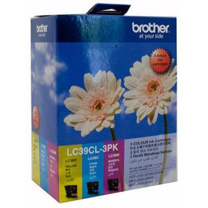 Brother Lc39Cl3Pk Ink Cartridge Value Pack Cyan/Magenta/Yellow LC-39CL3PK - SuperOffice