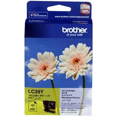 Brother Lc39Y Ink Cartridge Yellow LC-39Y - SuperOffice