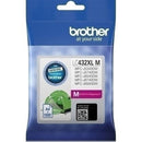 Brother LC432XL High Yield Ink Cartridge Magenta Genuine LC-432XLM LC-432XLM - SuperOffice