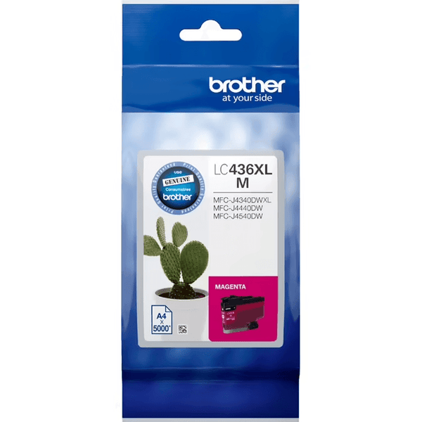 Brother LC436XL High Yield Ink Cartridge Magenta Genuine LC-436XLM LC-436XLM - SuperOffice