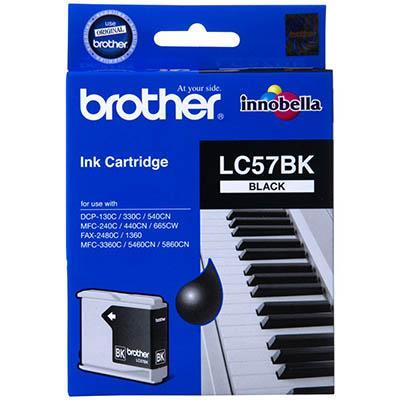 Brother Lc57Bk Ink Cartridge Black LC-57BK - SuperOffice